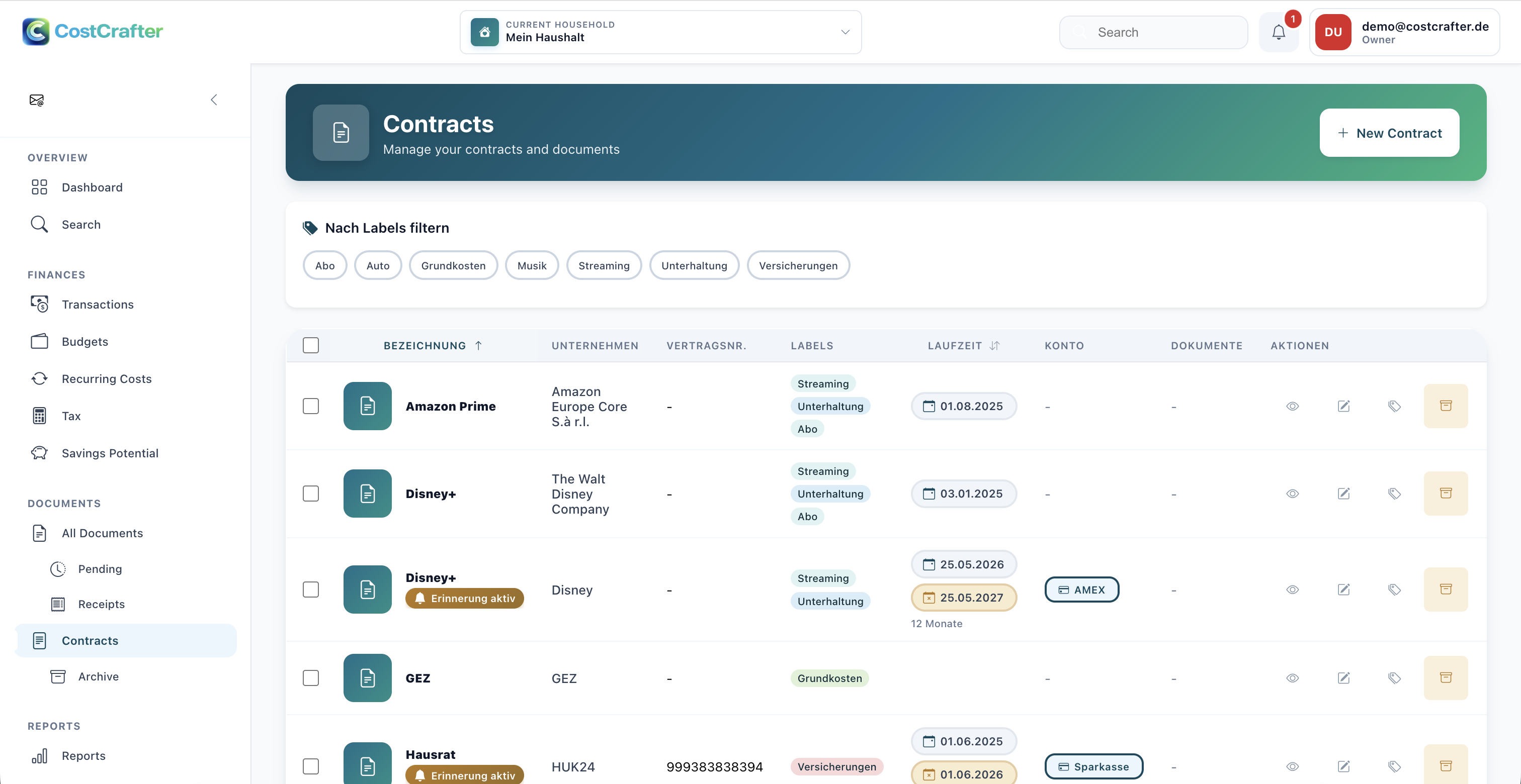Contracts